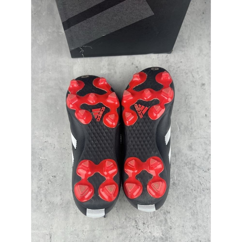 Adidas Goletto VIII FG Black White Red Outdoor Soccer Cleats Worn Once - Picture 3 of 5